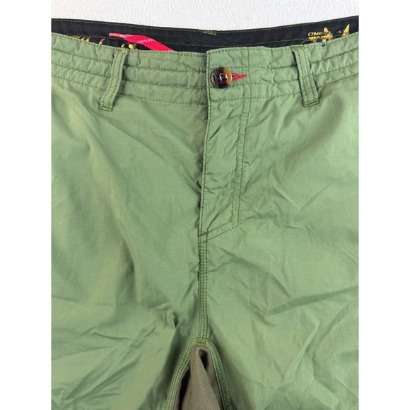 ONeill Trail Outdoor Shorts Mens Size‎ 34 Olive Green Cargo Hiking Casual - Picture 4 of 11